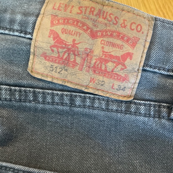 Levi’s Grey Men’s 512 Jeans W32 - Picture 2 of 2